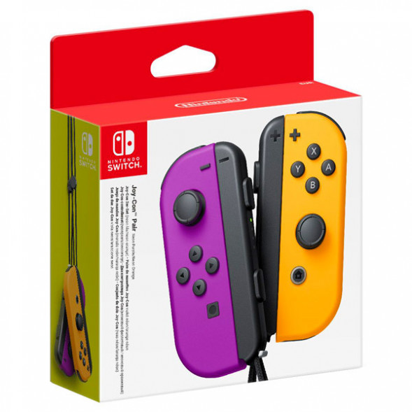 Геймпад Nintendo Switch Joy-Con controllers Duo, фиолетовый/оранжевый в Курске