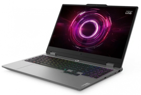 Ноутбук Lenovo LOQ 15AHP10(83JG007PUS) (15.6 &amp;quot;, Ryzen 7, 16 Гб RAM, 512 Гб SSD, GeForce RTX 5060, Серый) в Курске