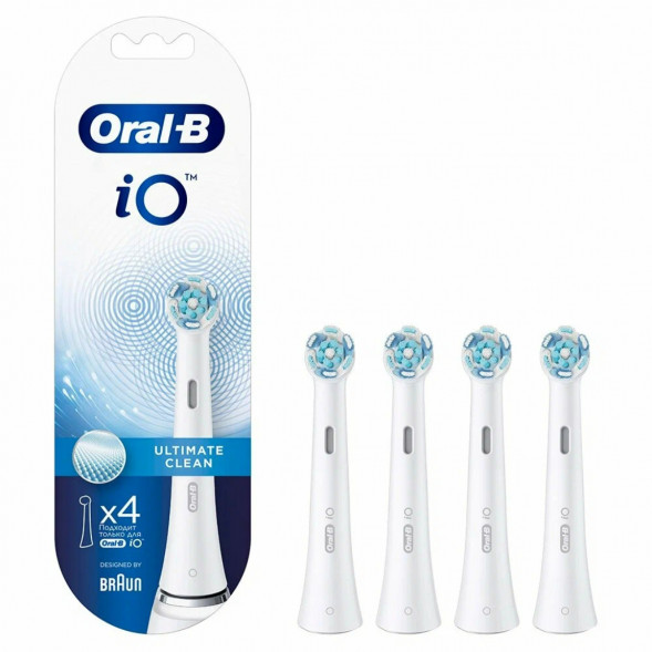 Насадка для электрической зубной щетки Oral-B iO Ultimate Clean White, 4 шт. в Курске