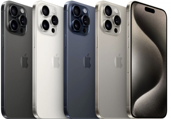 Смартфон Apple iPhone 15 Pro Max 256 ГБ, Dual: nano SIM + eSIM, титан в Курске