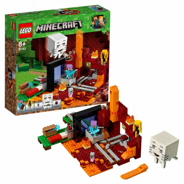 Конструктор LEGO Minecraft 21143 Портал в Подземелье  в Курске