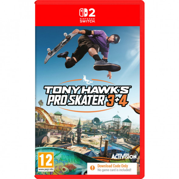 Игра Tony Hawk&amp;#039;s Pro Skater 3+4 (код загрузки) [Nintendo Switch 2, английская версия] в Курске