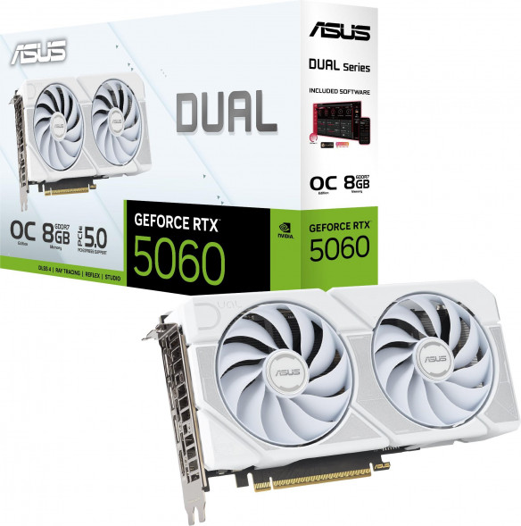 Видеокарта Asus RTX 5060 8 ГБ RTL (90YV0N15-M0NA00) в Курске