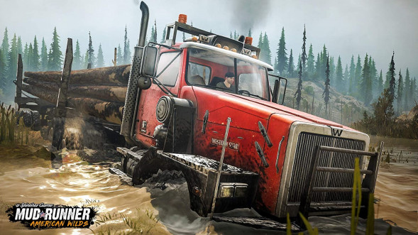Игра Spintires: MudRunner American Wilds [Nintendo Switch, русские субтитры] в Курске