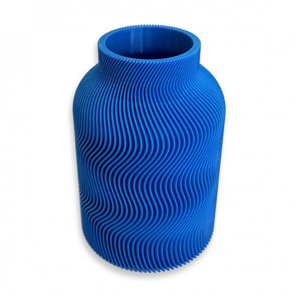 Ваза для сухоцветов HatRom Wave, синий в Курске
