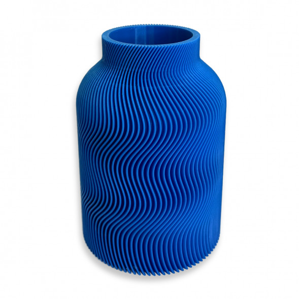 Ваза для сухоцветов HatRom Wave, синий в Курске