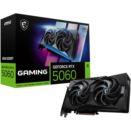 Видеокарта MSI RTX 5060 8 ГБ RTL (RTX 5060 8G GAMING OC) в Курске