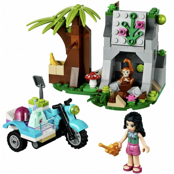 Конструктор LEGO Friends 41032 Джунгли: Мотоцикл скорой помощи в Курске