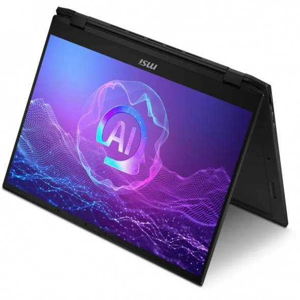 Ноутбук трансформер MSI Summit 16 AI Evo A2HMTG-057RU (16&amp;quot;, IPS, Intel Core Ultra 7 255H 2ГГц, 16 ядер, 16ГБ LPDDR5, 1ТБ SSD, Intel Arc 140T, Windows 11 Home), черный в Курске