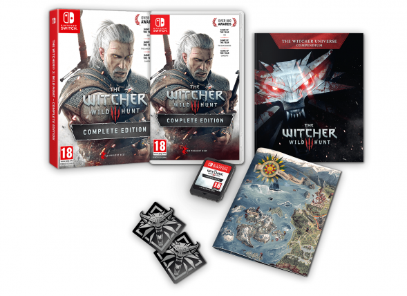 Игра Witcher 3 Wild Hunt Complete Edition (Ведьмак 3: Дикая Охота - Полное Издание) (Русская версия) для Nintendo Switch в Курске