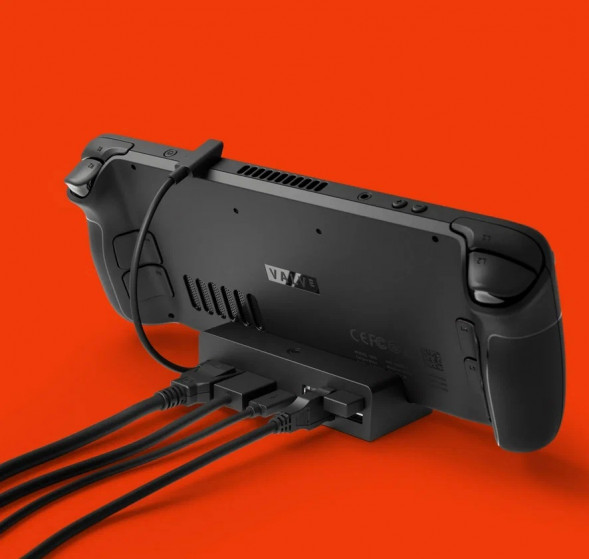 Игровая приставка Valve Steam Deck 64 ГБ SSD, черный в Курске