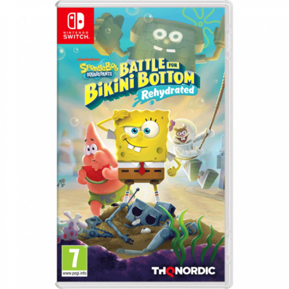 Игра SpongeBob SquarePants: Battle for Bikini Bottom - Rehydrated [Nintendo Switch, русские субтитры] в Курске