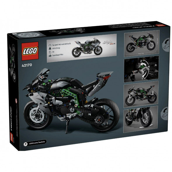 Конструктор LEGO Technic 42170 Мотоцикл Kawasaki Ninja H2R в Курске