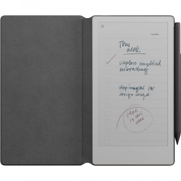 Графический планшет reMarkable Paper Pro Move + Стилус MarkerPlus + Чехол BookFolio Premium Leather, Black в Курске