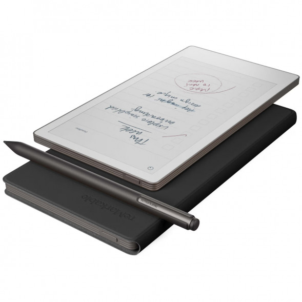 Графический планшет reMarkable Paper Pro Move + Стилус MarkerPlus + Чехол BookFolio Premium Leather, Black в Курске