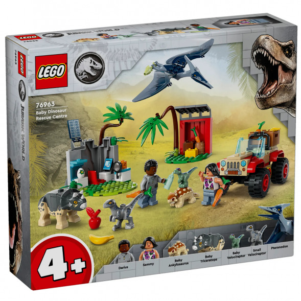 Конструктор LEGO Jurassic World 76963 Центр спасения детенышей динозавров в Курске