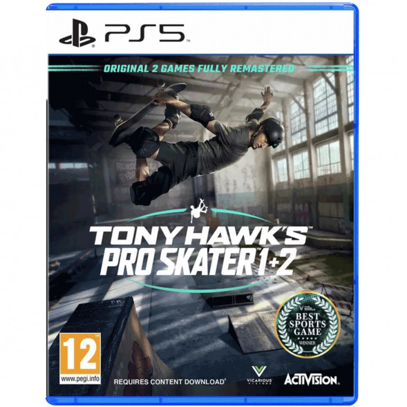Игра Tony Hawk&amp;#039;s Pro Skater 1+2 [PS5, английская версия] в Курске