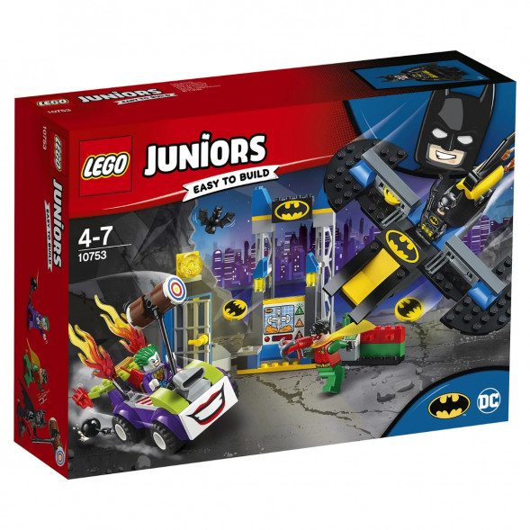 Конструктор LEGO Juniors 10753 Нападение Джокера на Бэтпещеру в Курске