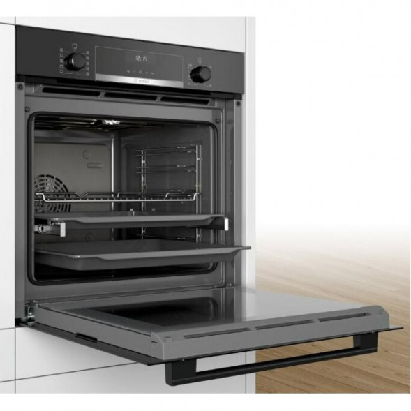 Духовой электрический шкаф Bosch HBG5370B0, черный в Курске