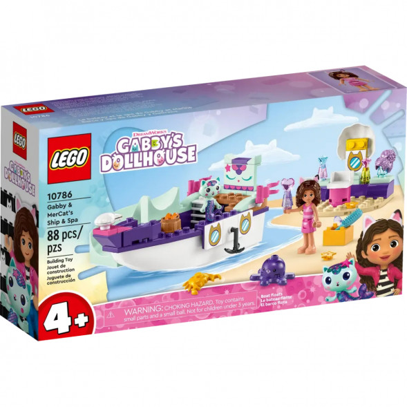 Конструктор LEGO Gabby&amp;#039;s Dollhouse 10786 Корабль и спа Габби и МерКэта в Курске
