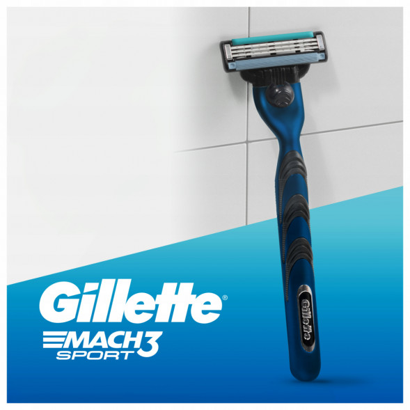 Лезвия для бритвы Gillette Mach3 Sport, 15 шт. в Курске