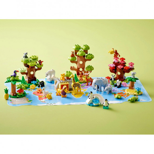 Конструктор LEGO DUPLO 10975 Дикие животные мира в Курске